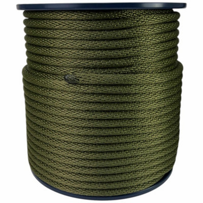 Ropeservices Uk 6mm Orange Spiral Braided Polypropylene Rope 200 Metre from B&Q