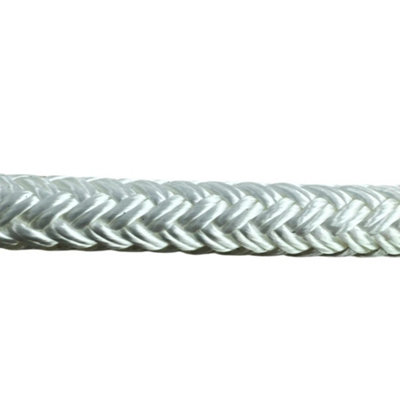 Ropeservices Uk 16mm White Double Braid Polyester Rope X 10 Metre Reel from B&Q