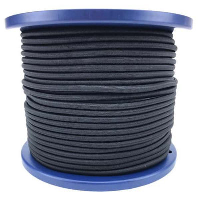 Ropeservices Uk 8mm Black Elastic Bungee Shock Cord 100 Metre Reel from B&Q