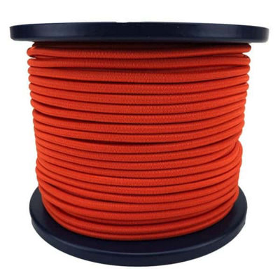 Ropeservices Uk 6mm Orange Elastic Bungee Shock Cord 50 Metre Reel from B&Q