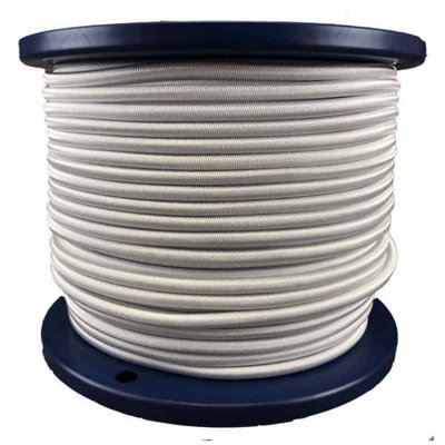 Ropeservices Uk 8mm White Elastic Bungee Shock Cord 50 Metre Reel from B&Q