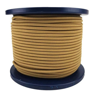 Ropeservices Uk 4mm Beige Elastic Bungee Shock Cord 50 Metre Reel from B&Q