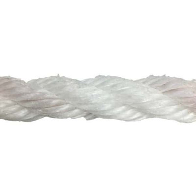 Ropeservices Uk 20mm White Staplespun Decking Rope X 10 Metres from B&Q