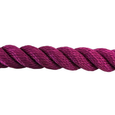 Ropeservices Uk 28mm Synthetic Maroon Decking Rope X 80 Metres from B&Q