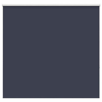 Berkfield Roller Blind Blackout Marine 155X150 Cm Fabric Width 151.6 Cm Polyester from B&Q