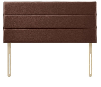 Adore Designs Eton Chenille 4Ft6 Double 20" Headboard Brown from B&Q