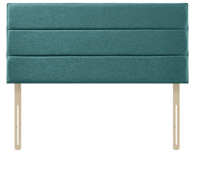 Adore Designs Eton Chenille 4Ft6 Double 20" Headboard Teal from B&Q