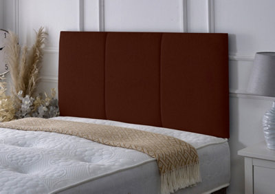 Adore Designs Alton Chenille 2Ft6 Small Single 24" HeadboardBrown from B&Q