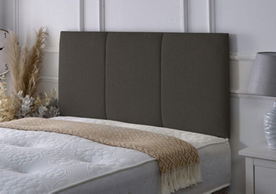 Adore Designs Alton Chenille 3Ft Single 24" HeadboardCharcoal from B&Q