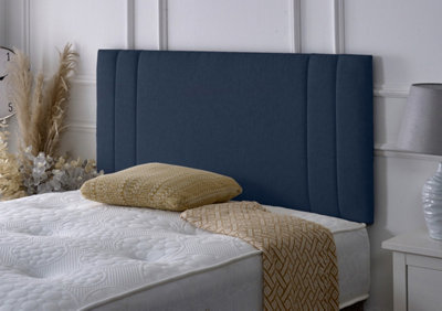 Slumbre Rio Ii Chenille 3Ft Single 24" HeadboardBlue from B&Q