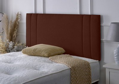 Adore Designs Rio Ii Chenille 6Ft Super King 24" HeadboardBrown from B&Q