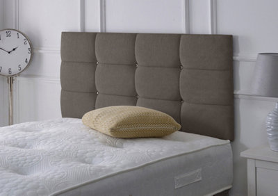 Adore Designs Roma Chenille 3Ft Single 20" HeadboardCharcoal from B&Q