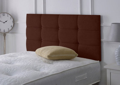 Adore Designs Roma Chenille 5Ft Kingsize 20" HeadboardBrown from B&Q