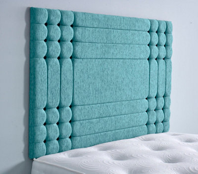 Adore Designs Chicago Chenille 4Ft Small Double 36" HeadboardTeal from B&Q