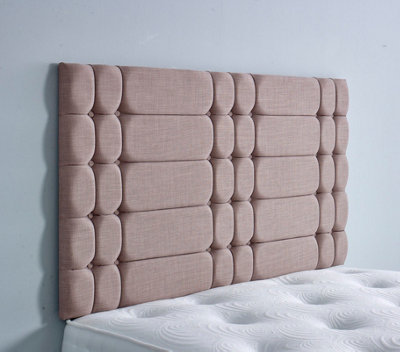 Slumbre Berlin Turin 5Ft Kingsize 36" HeadboardBeige from B&Q