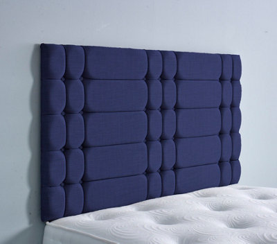 Slumbre Berlin Turin 5Ft Kingsize 36" HeadboardBlue from B&Q