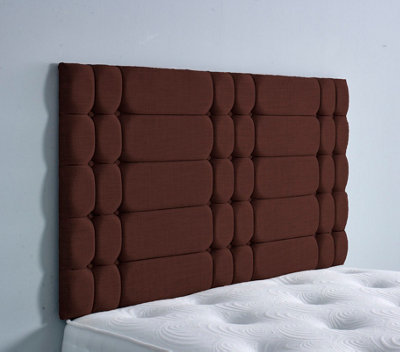 Slumbre Berlin Turin 5Ft Kingsize 36" HeadboardBrown from B&Q