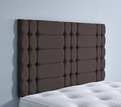 Slumbre Berlin Turin 5Ft Kingsize 36" HeadboardCharcoal from B&Q