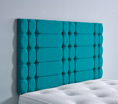 Slumbre Berlin Turin 5Ft Kingsize 36" HeadboardTeal from B&Q
