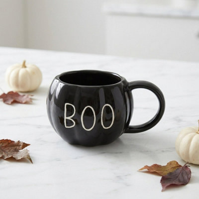 B&Q -  Boo Pumpkin Themed Decorative Mug
