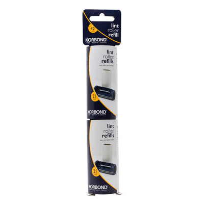 Korbond 6m Lint Roller Twin Refill Pack 42 Sheets Removes Pet Hair Fluff - Image 11