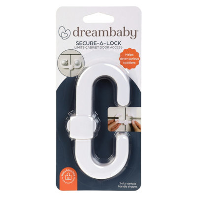 Dreambaby Secure A Lock Cabinet Lock Child Safety Cupboard & Drawer Lock For Knobs And Handles from B&Q