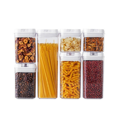 Smartbies 7 Piece Stackable Airtight Food Storage Containers from B&Q