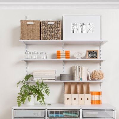 10 Pack Single Slot Shelving System 250mm Bracket (Sb250Wx10) from B&Q