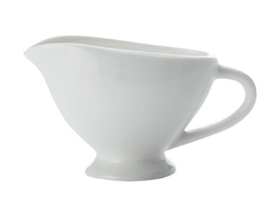 Rackhams White Basics 75Ml Sauce Boat - Porcelain - Jug - Image 3