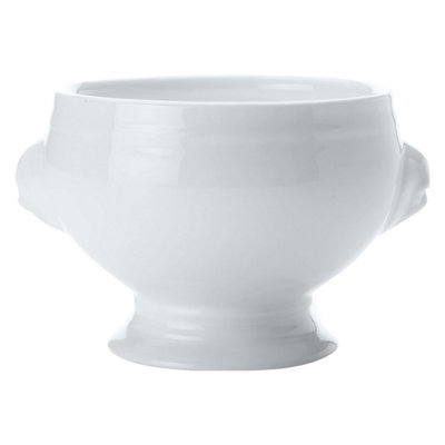Soup Bowl: 410Ml Maxwell & Williams White Basics Lion Head Soup BowlPorcelain from B&Q