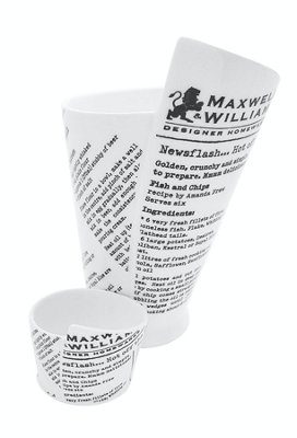 Maxwell & Williams Basics French Fries Cup And Saucer White