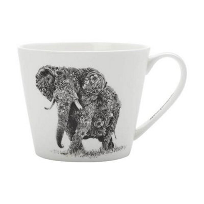Maxwell & Williams Marini Ferlazzo 450Ml African Elephant Squat Mug from B&Q