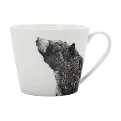 Maxwell & Williams Marini Ferlazzo Black Bear 450Ml Squat Mug from B&Q
