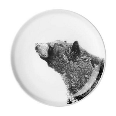 Maxwell & Williams Marini Ferlazzo Black Bear 20Cm Plate from B&Q