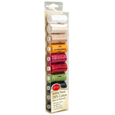 B&Q -  Se Cttn Thrd AstdQuilter's Thread Pack 10 X 500MSew Easy