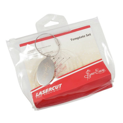 Groves Of Thames T/set Mini HeartsTemplate Set: Mini Hearts: 4 Sizes: 1 To 3InSew Easy from B&Q