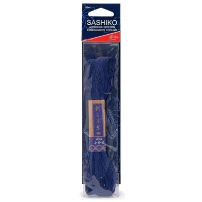 B&Q -  Se Cttn Skein 40M NvSashiko: Cotton Thread: 40M: NavySew Easy