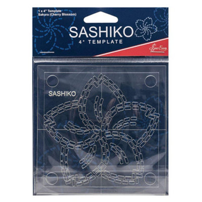 B&Q -  Sashiko: Template: 4In: Sakura (Cherry Blossom)
