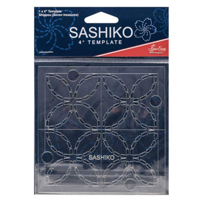 B&Q -  Sashiko: Template: 4In: Shippou (Seven Treasures)