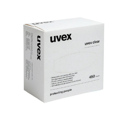 Uvex  Cleaning Tissues Pk450 - Image 10