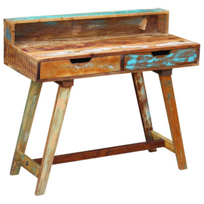 Berkfield Desk Solid Reclaimed Wood from B&Q