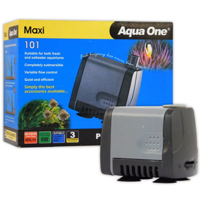 Aqua One Maxi Pump 101 Replacement Pump 400Lph 6W from B&Q