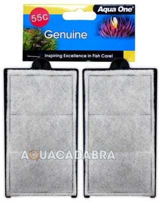 Aqua One A1 Clearview 280 Carbon Filter 2 Pack 55C from B&Q