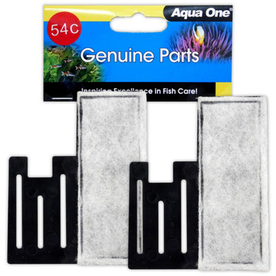 Aqua One A1 Clearview 100 Carbon Filters 2 Pack 54C from B&Q