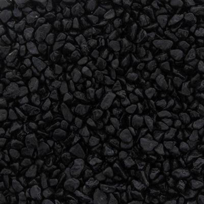 Aqua One 2Kg Black Gravel (7mm)Ideal Substrate For Aquariums And Aquascaping from B&Q