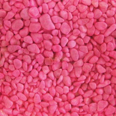 Aqua One Pink Gravel 2Kg (7mm) For Aquariums from B&Q