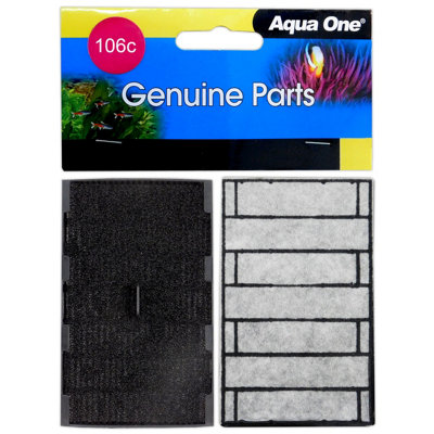 Aqua One Ecostyle 61 Carbon 106C Filter Cartridge61GBlack from B&Q