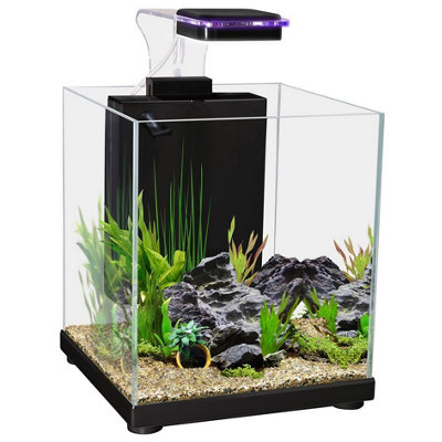 Aqua One Betta Sanctuary 10L Aquarium Siamese Fighter Fish Tank Led Light Filter from B&Q