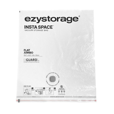 Ezy Storage Insta Space Jumbo Vacuum Storage BagPack Of 2 from B&Q