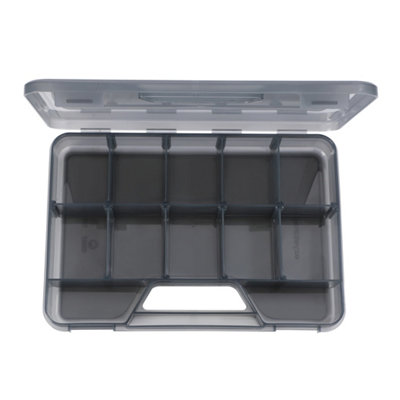Ezy Storage Bunker Tough Clear Organiser With 12 Compartments from B&Q